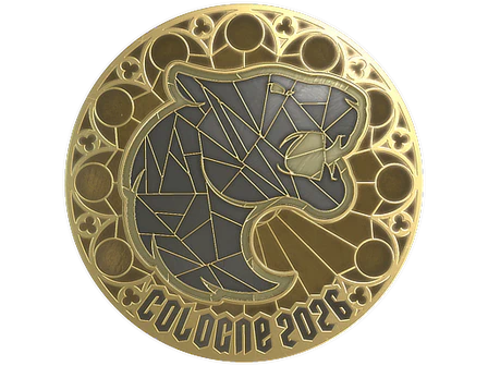 Sticker | FURIA (Gold) | Cologne 2026 image