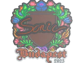 Sticker | Sonic (Embroidered) | Budapest 2025 image