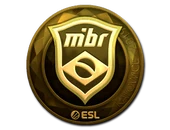 Sticker | MIBR (Gold) | Katowice 2019 image