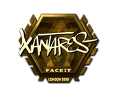 Sticker | XANTARES (Gold) | London 2018 image