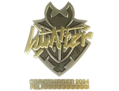 Sticker | huNter- (Gold) | Copenhagen 2024 image
