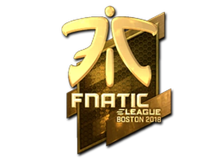 Sticker | Fnatic (Gold) | Boston 2018 image