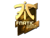 Sticker | Fnatic (Gold) | Boston 2018 image