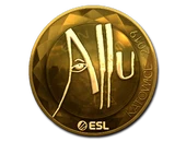 Sticker | allu (Gold) | Katowice 2019 image
