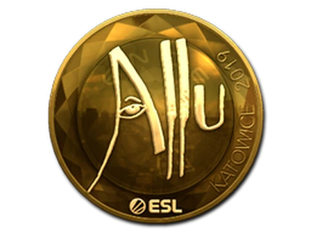 Sticker | allu (Gold) | Katowice 2019 image