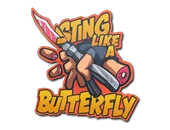 Sticker | Sting Like A Butterfly image