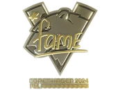 Sticker | fame (Gold) | Copenhagen 2024 image