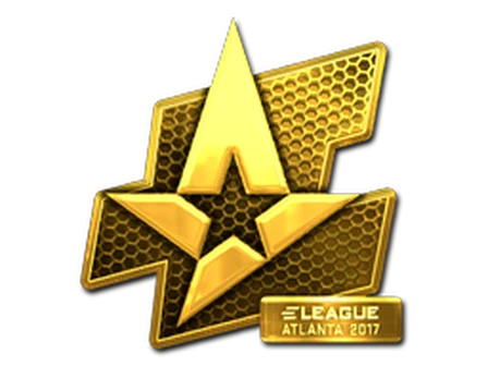 Sticker | Astralis (Gold) | Atlanta 2017 image