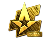 Sticker | Astralis (Gold) | Atlanta 2017 image