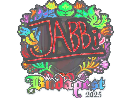 Sticker | jabbi (Holo) | Budapest 2025 image