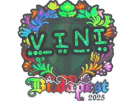 Sticker | VINI (Holo) | Budapest 2025 image