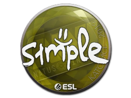 Sticker | s1mple | Katowice 2019 image
