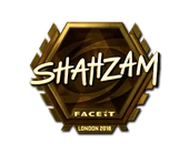 Sticker | ShahZaM (Gold) | London 2018 image