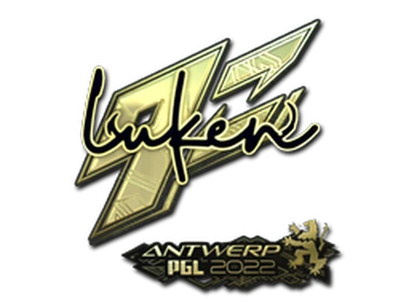 Sticker | luken (Gold) | Antwerp 2022 image