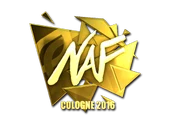 Sticker | NAF (Gold) | Cologne 2016 image