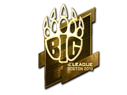 Sticker | BIG (Gold) | Boston 2018 image