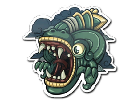 Sticker | Baby Fire Serpent image