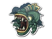 Sticker | Baby Fire Serpent image