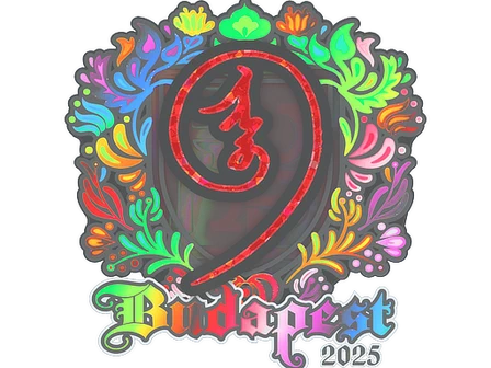 Sticker | nin9 (Holo) | Budapest 2025 image