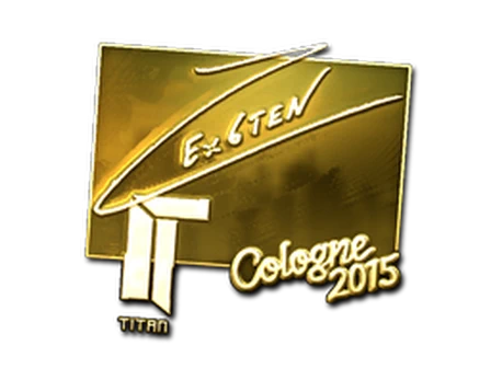 Sticker | Ex6TenZ (Gold) | Cologne 2015 image