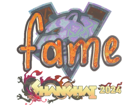 Sticker | fame (Holo) | Shanghai 2024 image