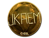 Sticker | jkaem (Gold) | Katowice 2019 image