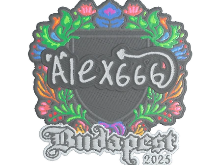 Sticker | alex666 (Embroidered) | Budapest 2025 image