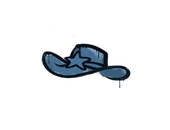 Sealed Graffiti | Sheriff (Monarch Blue) image