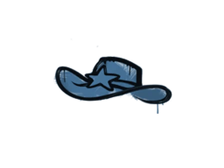 Sealed Graffiti | Sheriff (Monarch Blue) image