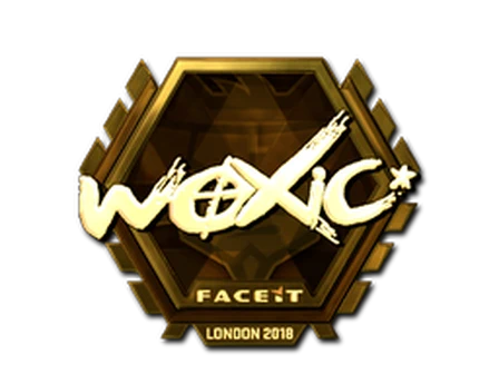 Sticker | woxic (Gold) | London 2018 image