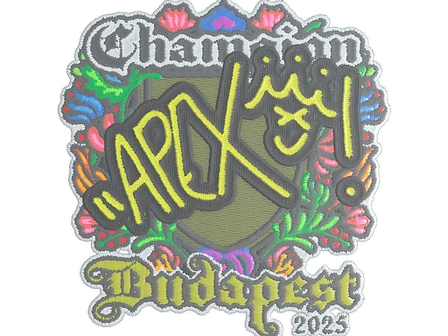 Sticker | apEX (Embroidered, Champion) | Budapest 2025 image