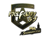 Sticker | nafany (Gold) | Stockholm 2021 image
