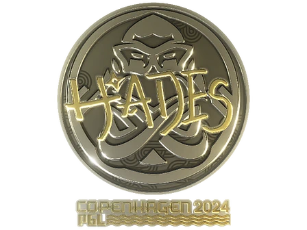 Sticker | hades (Gold) | Copenhagen 2024 image