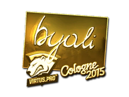 Sticker | byali (Gold) | Cologne 2015 image