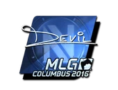 Sticker | DEVIL (Foil) | MLG Columbus 2016 image