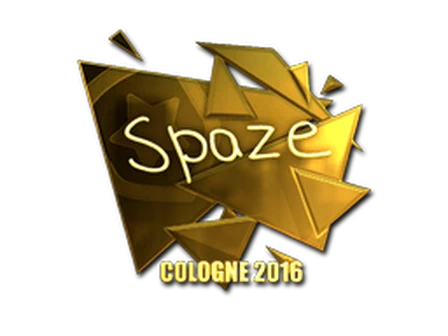 Sticker | spaze (Gold) | Cologne 2016 image