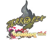 Sticker | zeRRoFIX (Glitter) | Shanghai 2024 image
