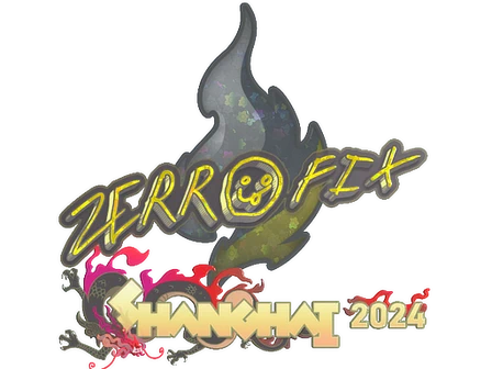 Sticker | zeRRoFIX (Glitter) | Shanghai 2024 image