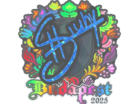 Sticker | siuhy (Holo) | Budapest 2025 image