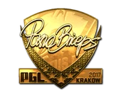 Sticker | pashaBiceps (Gold) | Krakow 2017 image