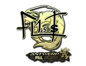 Sticker | FL1T (Gold) | Antwerp 2022 image