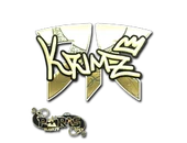 Sticker | KRIMZ (Gold) | Paris 2023 image