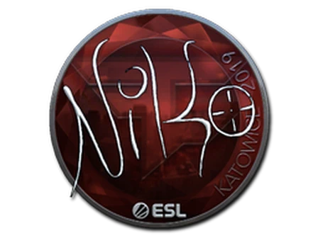 Sticker | NiKo (Foil) | Katowice 2019 image