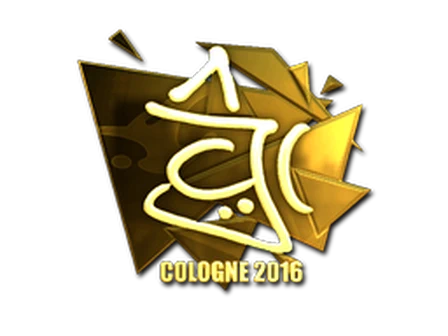 Sticker | chrisJ (Gold) | Cologne 2016 image