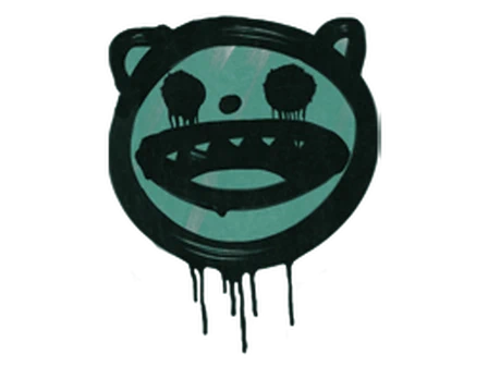 Sealed Graffiti | Happy Cat (Frog Green) image