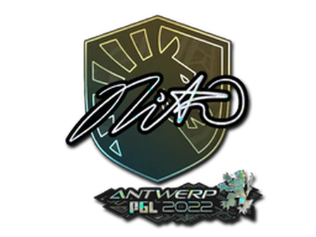 Sticker | nitr0 (Glitter) | Antwerp 2022 image