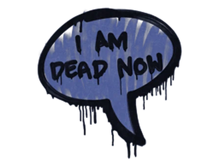 Sealed Graffiti | Dead Now (SWAT Blue) image