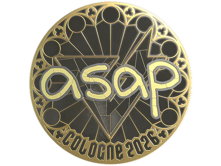 Sticker | asap (Gold) | Cologne 2026 image