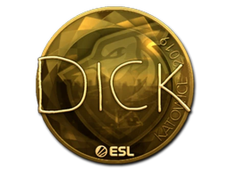 Sticker | DickStacy (Gold) | Katowice 2019 image