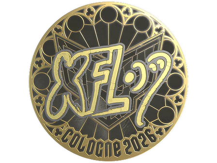Sticker | xfl0ud (Gold) | Cologne 2026 image